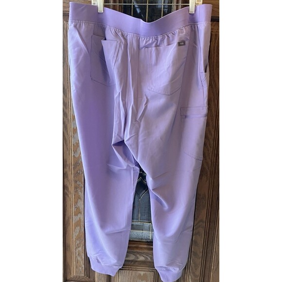 NWT Light Purple Figs Woman’s 3XLT Jogger Scrub Pants Technical Collection - Picture 7 of 16
